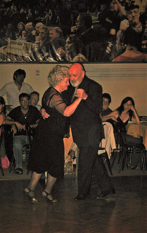 Salón Canning, Mina Milonga